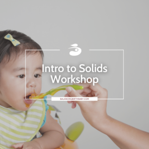 intro to solids baby workshop